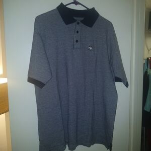 Big Dogs Black and White Polo Shirt